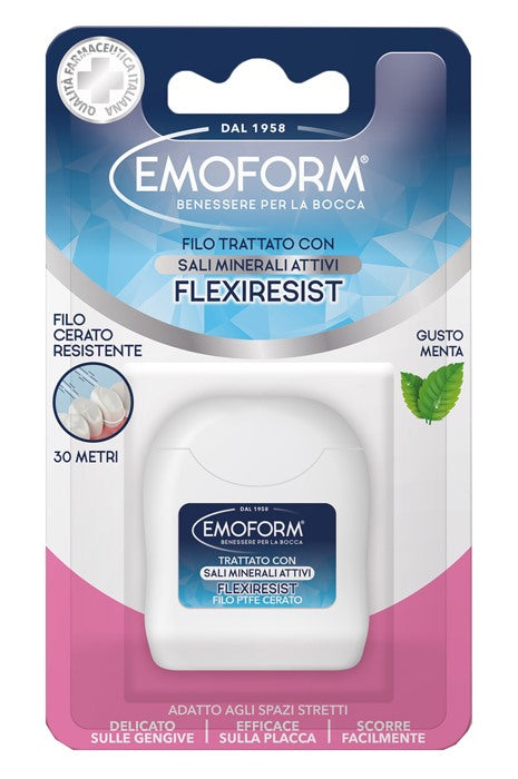 polifarma benessere emoform filo interdentale flexiresist 30m ean 8056772950878