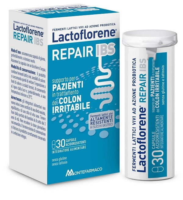 montefarmaco lactoflorene repair ibs 30 capsule lactoflorene ean 8058363621778