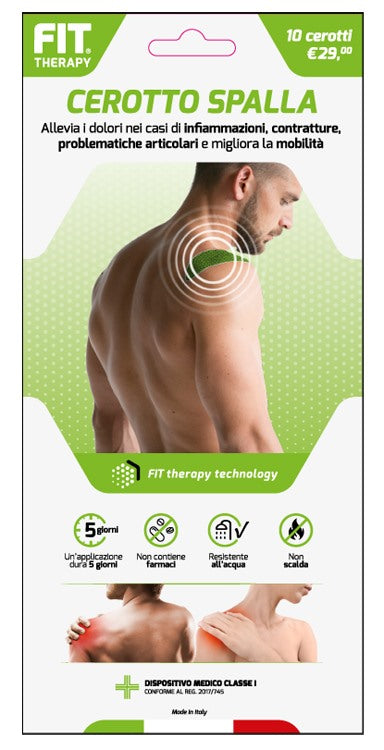 of course italia fit therapy cerotto spalla 10 pezzi ean 8051277674069