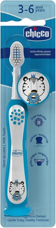 artsana chicco chicco spazzolino 3 6 years azzurro chicco ean 8058664174737