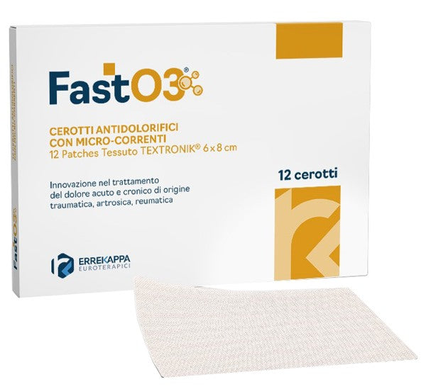 errekappa euroterapici cerotti antidolorifici fasto3 6x8cm 12 pezzi errekappa euroterapici ean 8053610310252