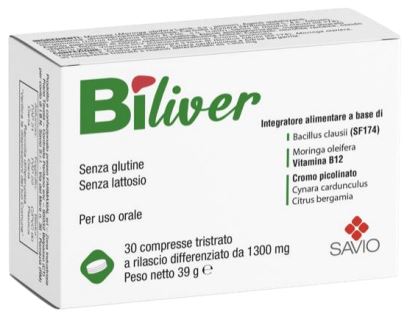 caber biliver 30 compresse