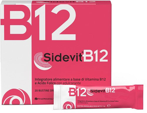 pharmanutra sidevit b12 20 stick pharmanutra ean 8033011161288