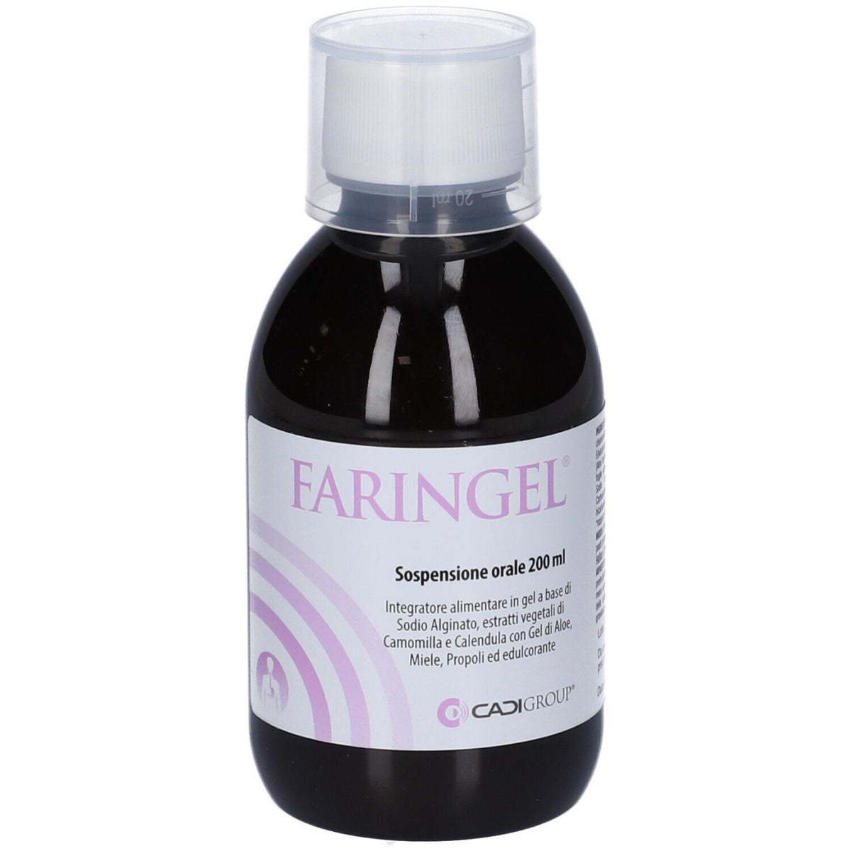 Faringel Plus 200 Ml avec Acide Hyaluronique Ca.di.group