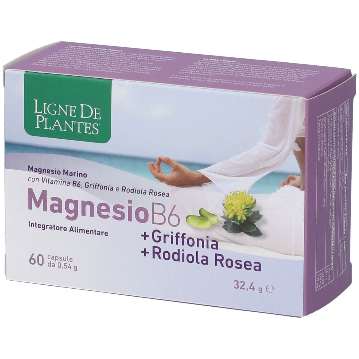 Magnésium B6 + Griffonia + Rhodiola 60 Capsules Ligne De Plantes