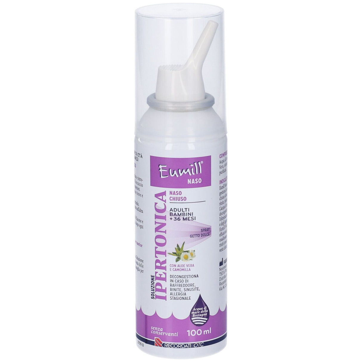 Eumill Spray Nasal Solution Hypertonique 100 Ml Eumill