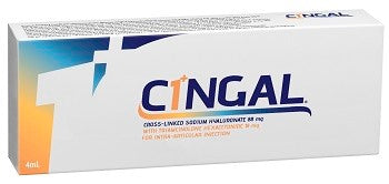 abiogen pharma siringa preriempita intra articolare cingal 4 ml 22mgml acido reticolato con 45 mgml triamcinolone esacetonide abiogen ean 0866142000076
