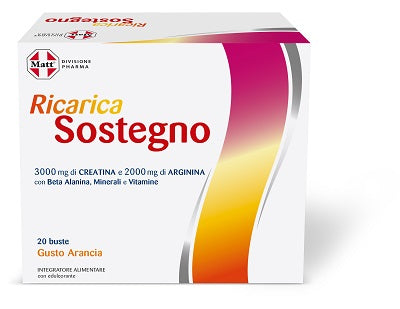 ad gruppo alimentare diet matt divisione pharma ricarica sostegno 20 buste gusto arancia ean 8021581600160