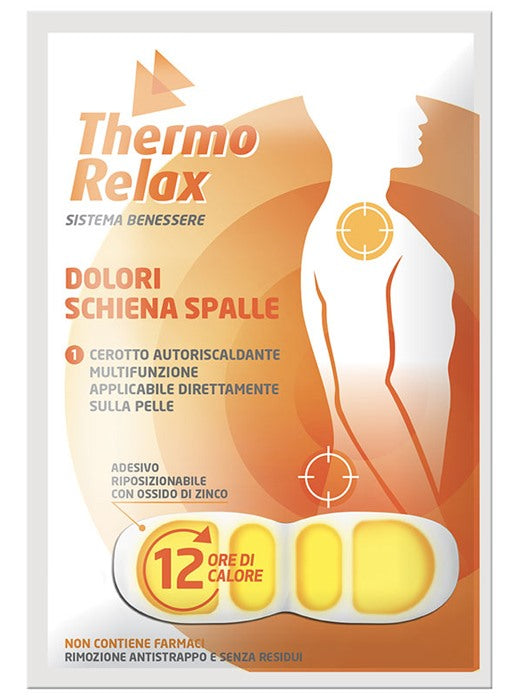 alsipharma thermorelax cerotto autoriscaldante dolore schienaspalle 1 pezzo thermorelax ean 8009432015752