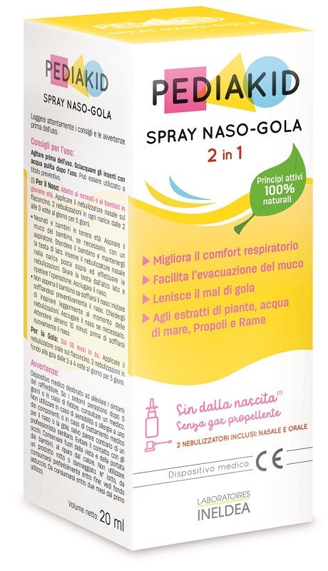 anfatis pediakid spray naso gola 20 ml ean 3700225602191