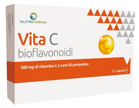 aqua viva srl vita c bioflavonoidi 20 capsule nutrifarma ean 8032611853579