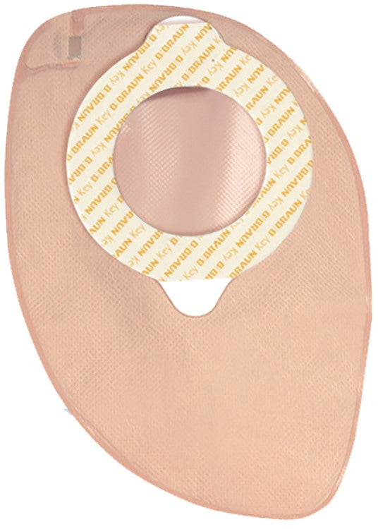 b braun milano sacca colostomia a due pezzi aggancio adesivo con gui di sicurezza fondo chiuso diametro 60mm capacita 350ml colore beige 30 pezzi flexima key flexima ean 4039239518624