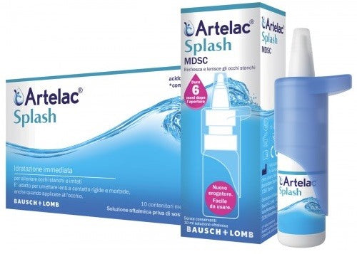 bausch lomb iom artelac splash gocce oculari 10 flaconcini monodose 05 ml artelac ean 4049649000107