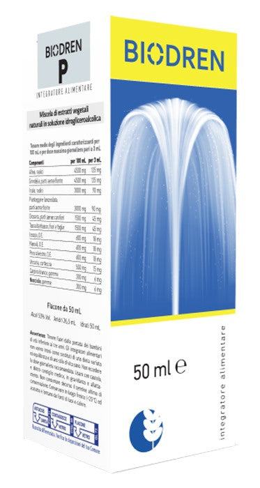 biogroup societa benefit biodren p soluzione idroalcolica 50 ml biogroup