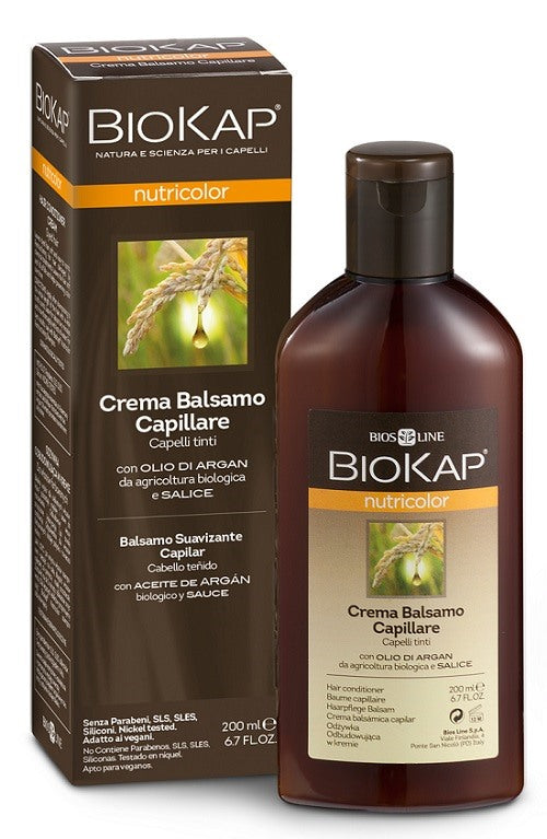 bios line biokap nutricolor crema balsamo capillare 200 ml biokap ean 8030243005137