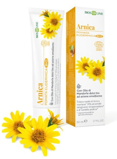 bios line biosline arnica pomata eudermica bio cert ecocert 50 ml bios line ean 8030243020574