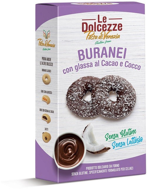casanova food pasta venezia buranei con glassa al cacao e cocco 180 g pasta venezia ean 8057288811752