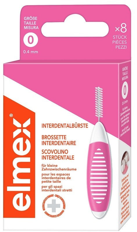 colgate palmolive commerc elmex interdental brush pink 04mm 8 pezzi elmex ean 8718951386983