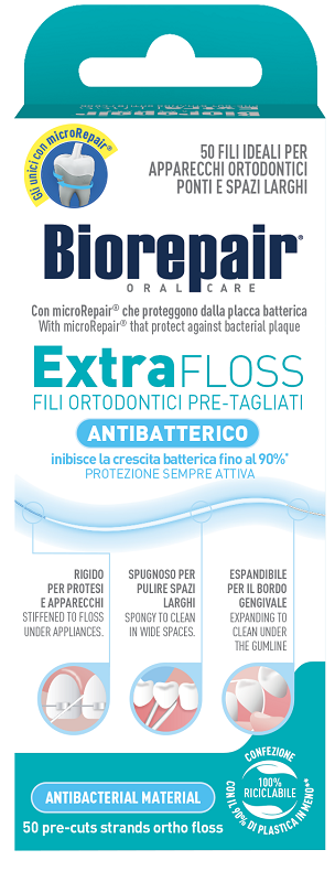coswell biorepair extra floss 50 pezzi biorepair ean 8017331085448