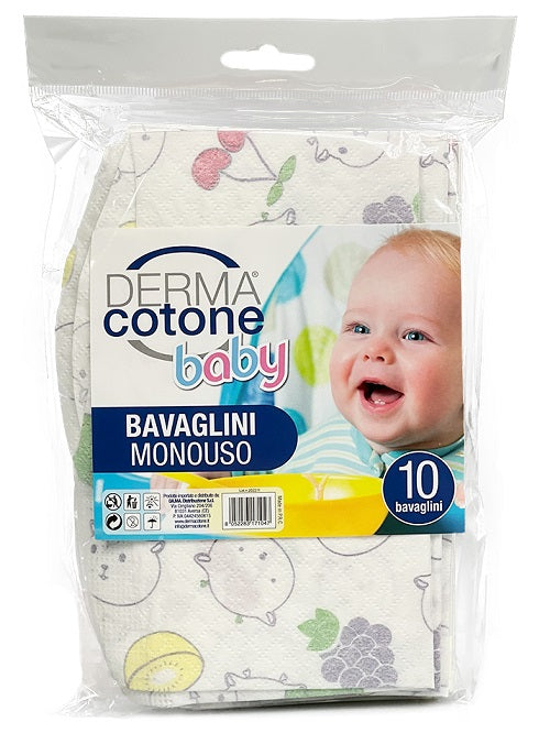 da ma distribuzione dermacotone baby bavaglini monouso 10 pezzi ean 8052283171047