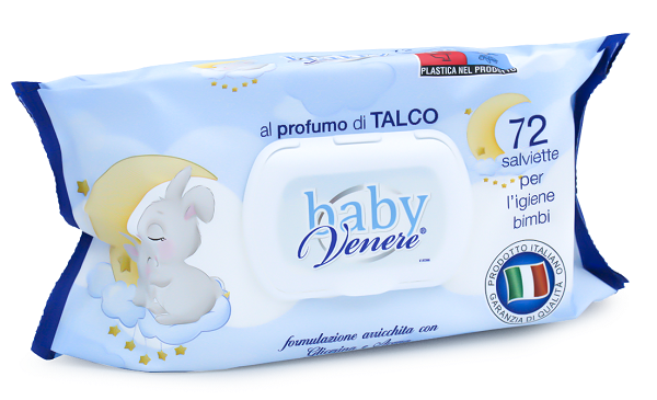 da ma distribuzione venere salviettine baby talco 72 pezzi da ma ean 8052283170880