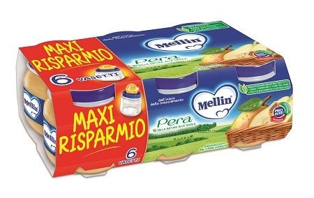 danone nutricia soc ben mellin omogeneizzato pera 100 g 6 pezzi mellin ean 8000050534809