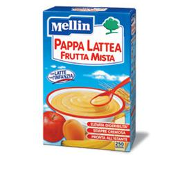 danone nutricia soc ben mellin pappa latte frutta 250 g nuovo formato mellin ean 8000050537701