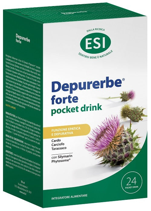 depurerbe esi depurerbe forte pocket drink 24 pezzi 20 ml depurerbe ean 8008843136780