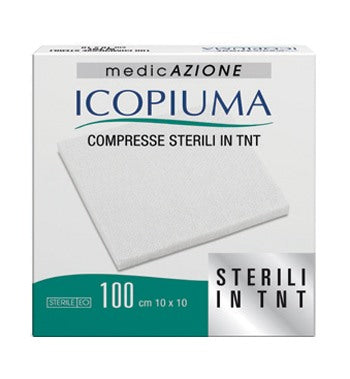 desa pharma garza compressa in tessuto non tessuto icopiuma adesiva 10x10 cm 100 pezzi icopiuma ean 8026486751504