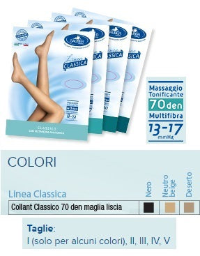 desa pharma sauber collant 70 denari maglia liscia nero 2 linea classica sauber ean 8005520603580