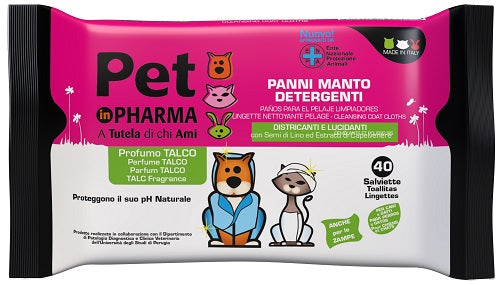 diva international pet in pharma panno manto 40 pezzi pet in pharma ean 8009432046114