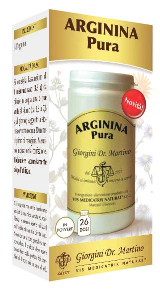 dr giorgini ser vis arginina pura polvere solubile 100 g giorgini ean 8056364778248