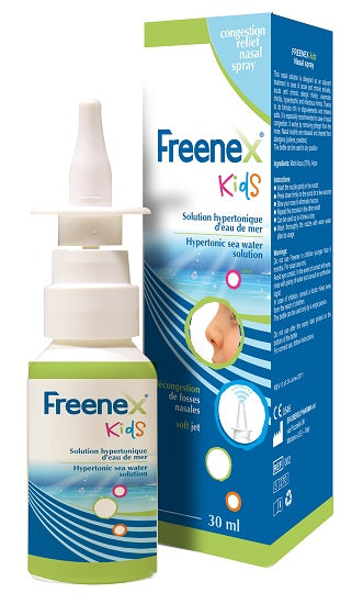 ekuberg pharma freenex ipertonico kids spray nasale con acqua di mare 30 ml ean 8051770521204