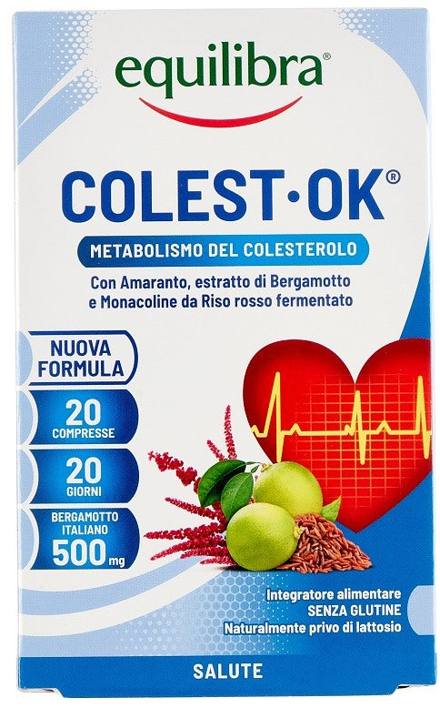 equilibra syrio equilibra colest ok 20 compresse equilibra ean 8000137005178