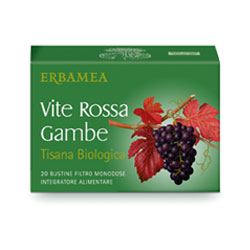 erbamea vite rossa gambe tisana biologica erbamea ean 8032841638724