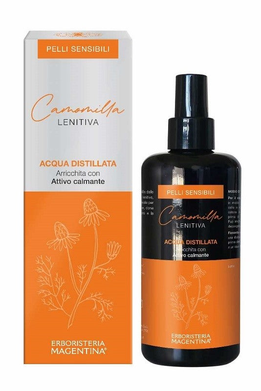 erboristeria magentina acqua distillata arricchita camomilla lenitiva pelli sensibili 200 ml erboristeria magentina ean 8059300784334