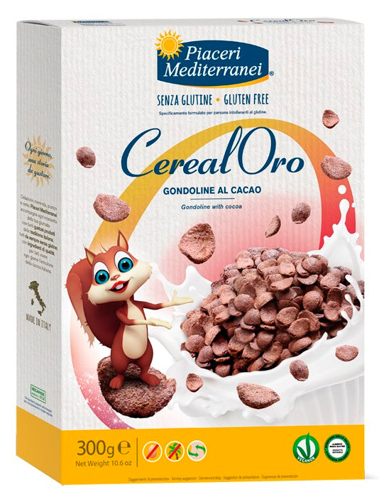 eurospital piaceri mediterranei cerealoro gondoline cacao 300 g piaceri meditteranei ean 8028169205687