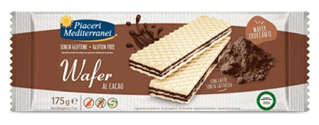 eurospital spa piaceri mediterranei wafer cacao 175 g piaceri meditteranei ean 8028169207193