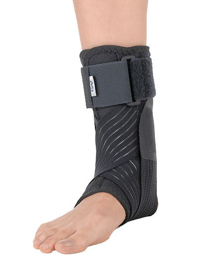 f g p cavigliera stabilizzante con bendaggio a 8 funzionale grigio medium ean 8054729354427