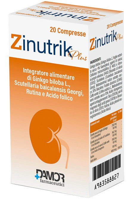 farmaceutici damor zinutrik plus 20 compresse farmaceutici damor