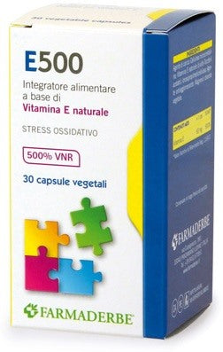 farmaderbe srl e 500 30 capsule farmaderbe ean 8058456782607