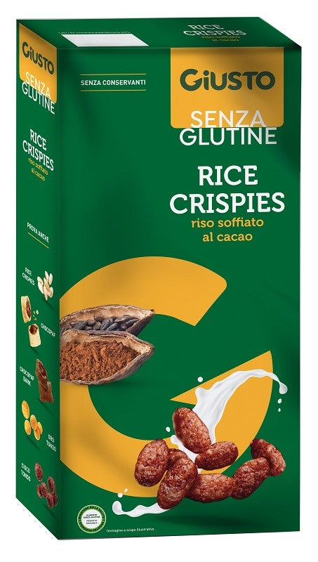 farmafood giusto senza glutine rice crispies cacao 250 g giusto ean 8058481480233