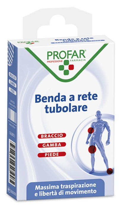 federfarma co benda a rete elastica braccia piede gamba 3 mt tesi calibro 3 profar profar