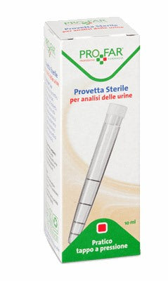 federfarma co provetta sterile per analisi delle urine 10 ml profar profar