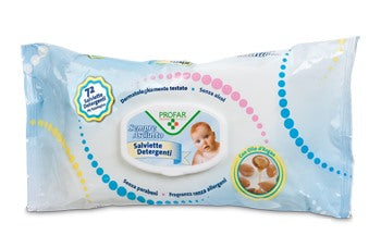 federfarma co salviettine umidificate sempre asciutto 72 pezzi profar profar