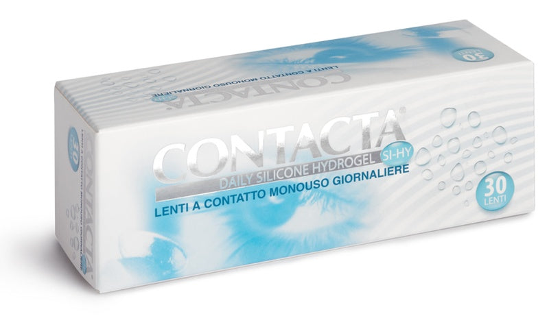 fidia farmaceutici lente a contatto monouso giornaliera contacta daily lens silicone hydrogel 425 30 pezzi contacta ean 9555650192540