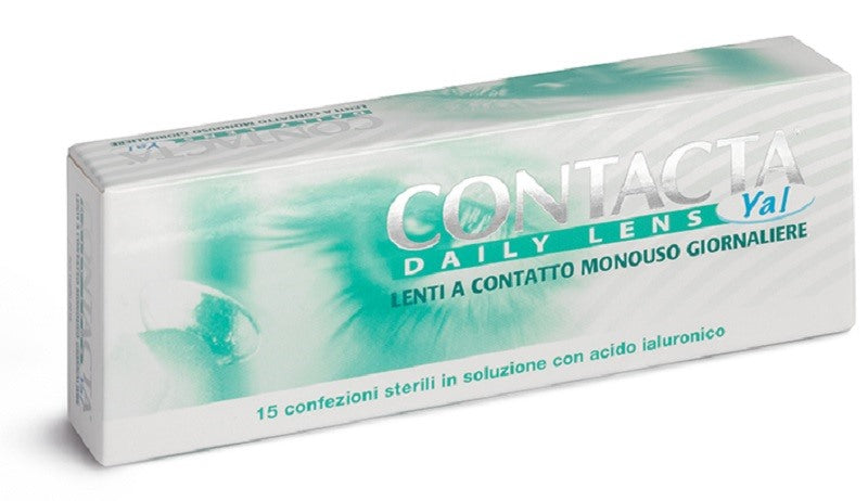 fidia farmaceutici lente a contatto monouso giornaliera contacta daily lens yal 15 175 15 pezzi contacta ean 9555650191635