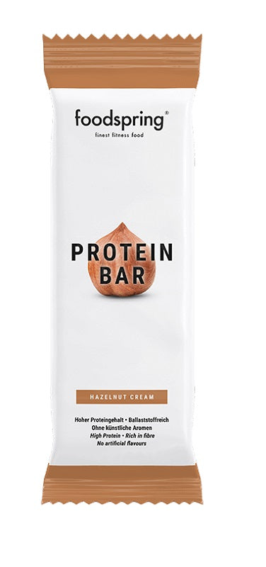 food spring protein bar crema nocciole 60 g foodspring ean 4260363489584