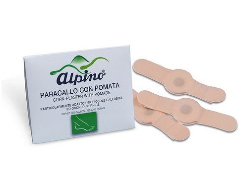 giovanardi alpino cerotto paracalli con pomata 5 pezzi alpino ean 8026909001056