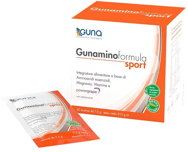 guna gunaminoformula sport 42 buste 315 g guna ean 8033875149026